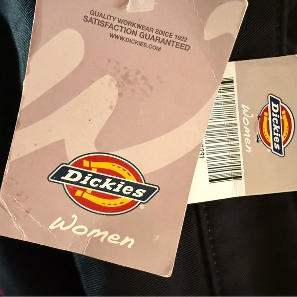 DICKIES Women’s Stretch Twill Skinny Fit Pants Black Size 6 NEW - Picture 5 of 8